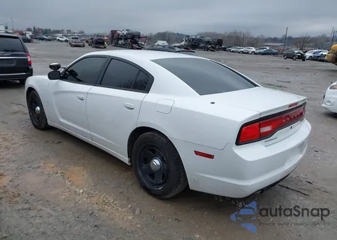 2014 Dodge Charger Police из США, поврежденный, VIN 2C3CDXAT0EH367779